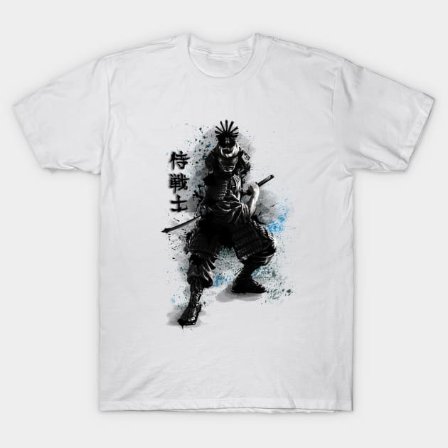 Armored samurai T-Shirt by MCAshe spiritual art 